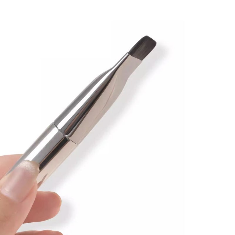 Flat Head Foundation Brush High Elastic Soft Bristles Makeup Brush Cosmetic Brush Lightweight Concealer Brush for Perfect Bare Skin Makeup - Image 5