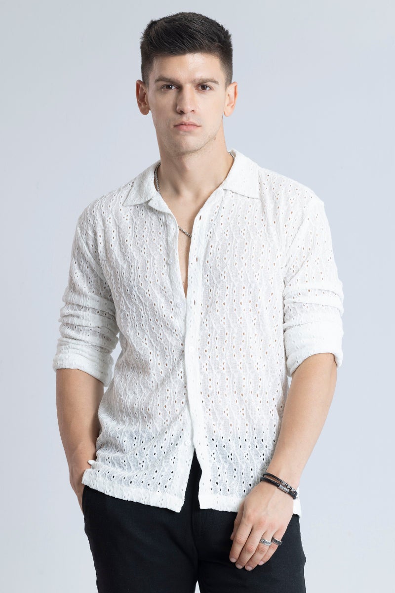 SNITCH Whisper-Soft White Shirt - Image 5