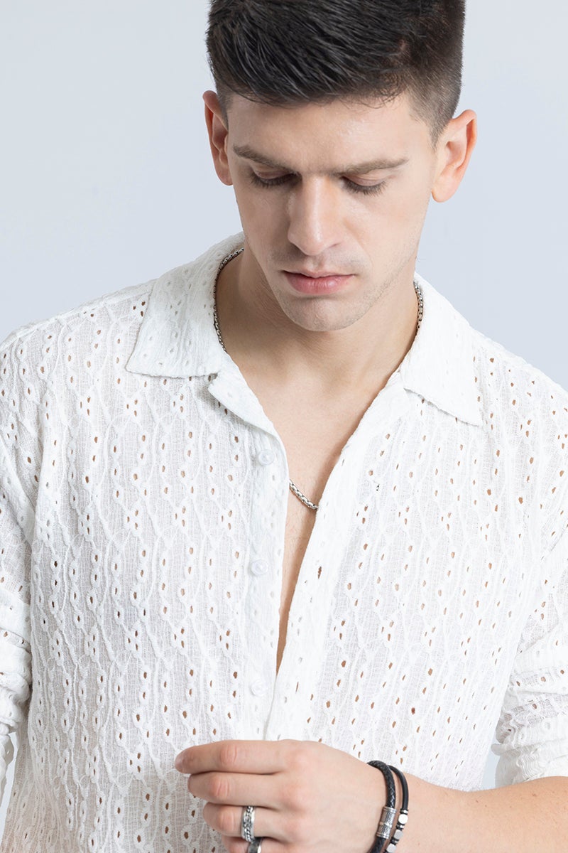 SNITCH Whisper-Soft White Shirt - Image 4