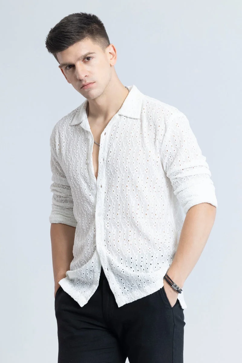 SNITCH Whisper-Soft White Shirt