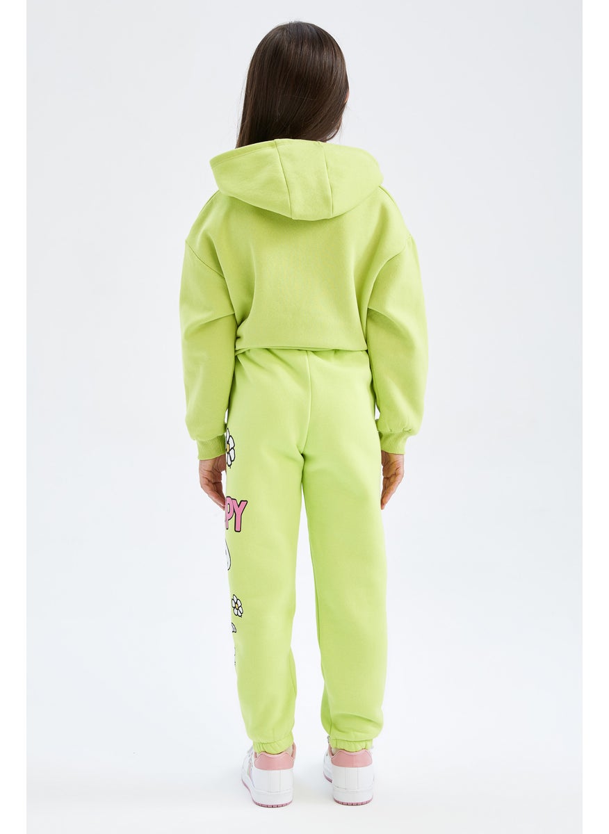 DeFacto Girl Jogger Standard Fit Snoopy Licensed Trousers  - Image 3