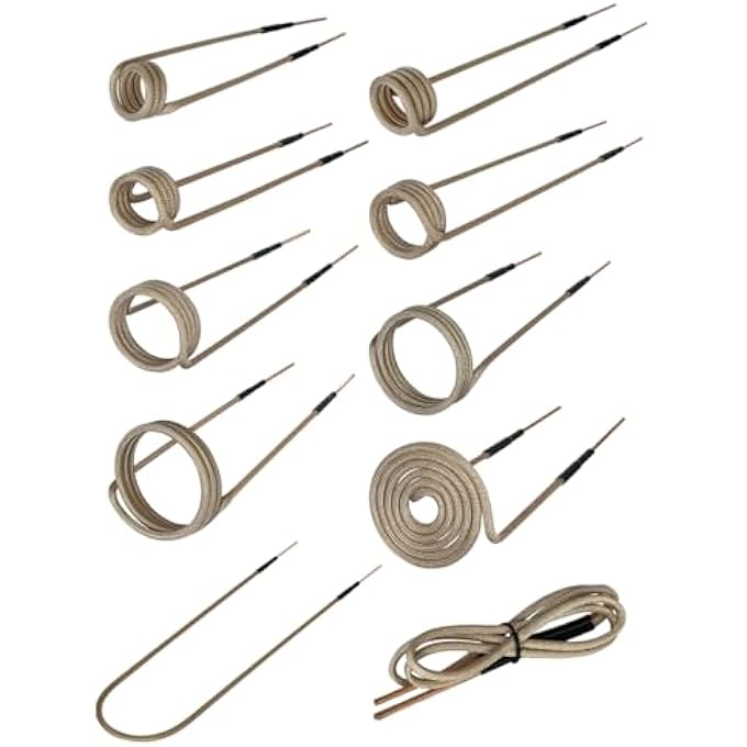 10PCS INDUCTION HEATER PREFORMED COIL KIT WITH FLEXIBILITY AND LONG LIFESPAN FOR MAGNETIC INDUCTION HEATER, REMOVING RUSTY BOLTS AND NUTS - Image 1