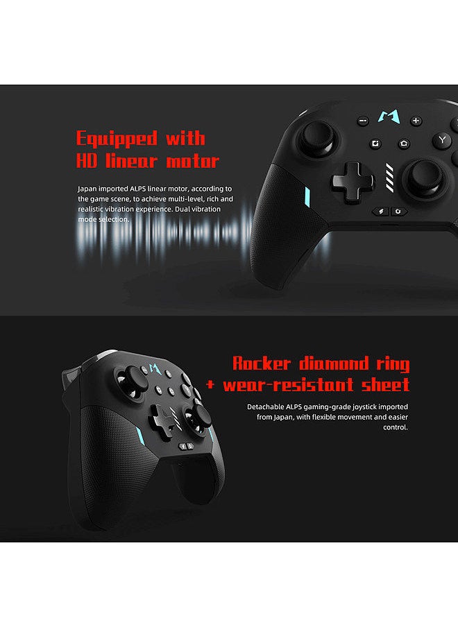 Generic - MOBAPAD HUBEN M9 BT Gamepad Wireless Game Controller For Nintendo Switch PC Android iOS Phone Joystick Gamepads - Image 1