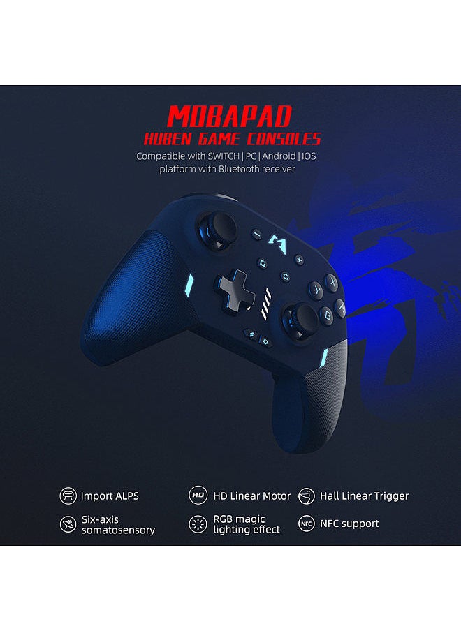 Generic - MOBAPAD HUBEN M9 BT Gamepad Wireless Game Controller For Nintendo Switch PC Android iOS Phone Joystick Gamepads - Image 1