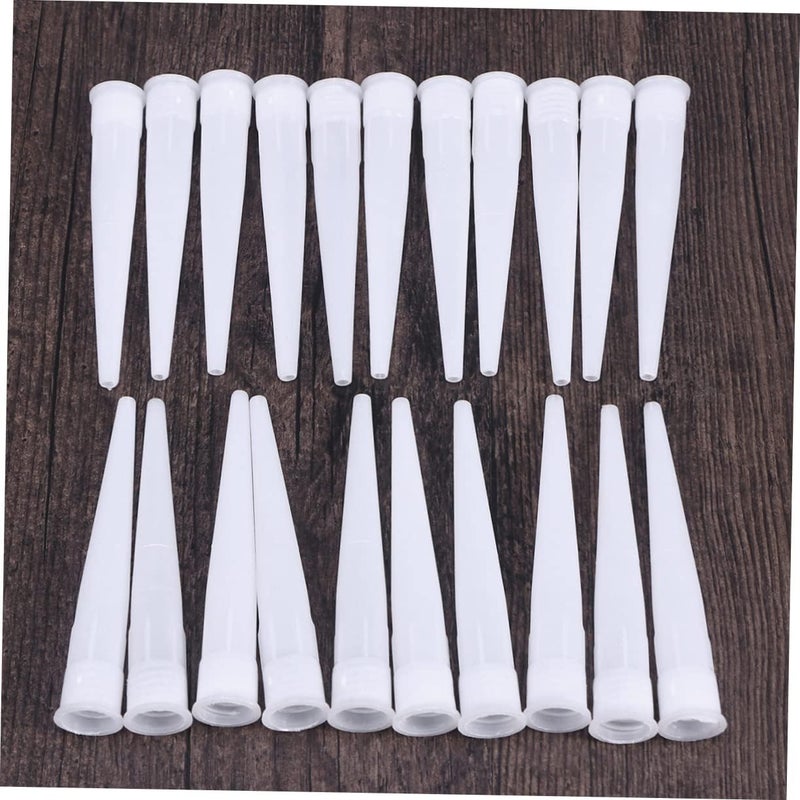 30Pcs Plastic Tube Nozzles Disposable Ink for Caulking and Repair for Caulk Tube Nozzle Extension for Windows and Doors Maintenance - Image 4