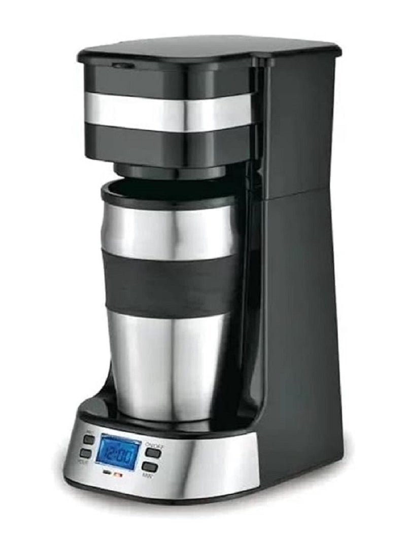 سونفير Automatic  Filter Coffee Maker/Machine with LCD/Timer+Travel Mug(SF-3566) 0.42 L 750 W SF-3566 black - Image 2