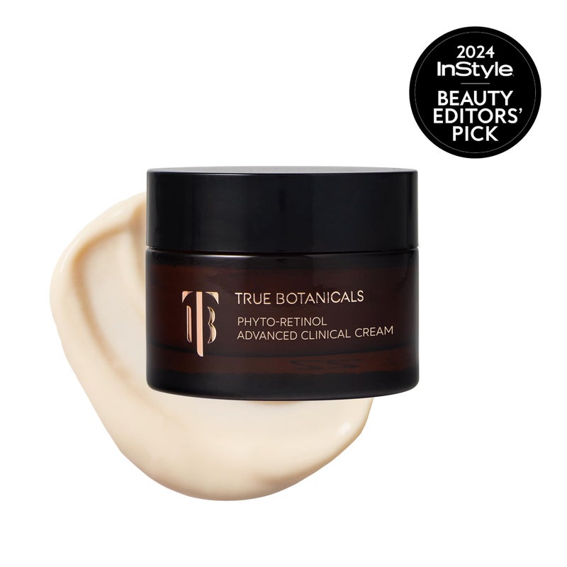 True Botanicals Phyto Retinol Advanced Clinical Cream  AntiAging Serum  Retinol Alternative  Targets  Reduces Fine Lines  Wrinkles  Dermatologist Tested All Natural Vegan  1 fl oz  30 ml