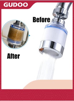 GUDOO Water Faucet Filter Cartridge Replacements,Sink Water Filter for Faucet Filter Removes Chlorine Fluoride Heavy Metals(10 Pcs)  - Image 3