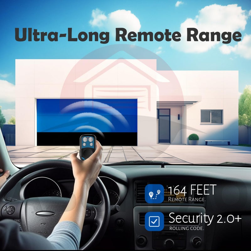 ASONPAO LiftMaster 893Max Security+2.0 Universal Garage Door Opener Remote - 2Packã€10 Year Warrantyã€‘ - Image 5