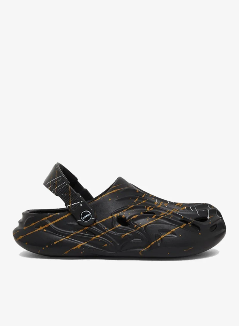 Styli Printed Sculpted Slip-On Clogs