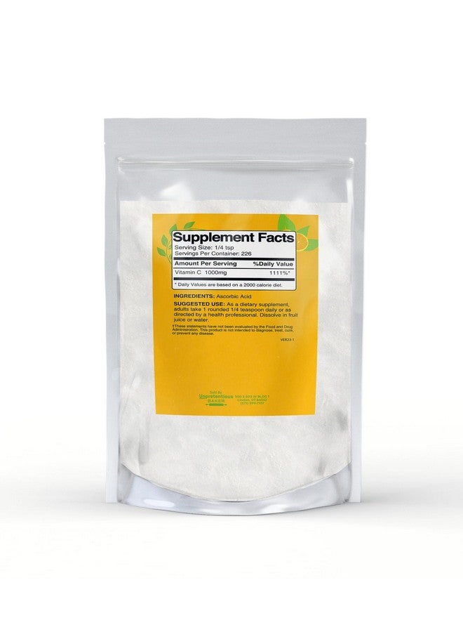 Unpretentious Vitamin C Powder Baker Ascorbic Acid, Resealable Bag - Image 2