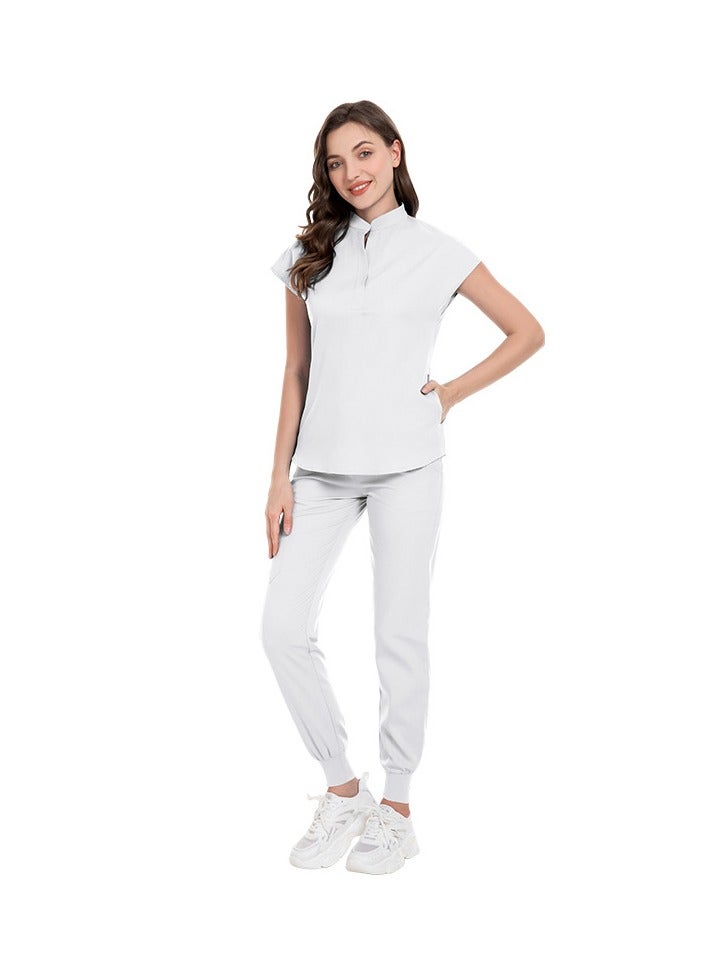 NiaaHinn High - end Elastic Stand - Collar Medical Sportswear Set: The Ideal Choice for Professional Medical Care and Comfortable Experience - Image 2
