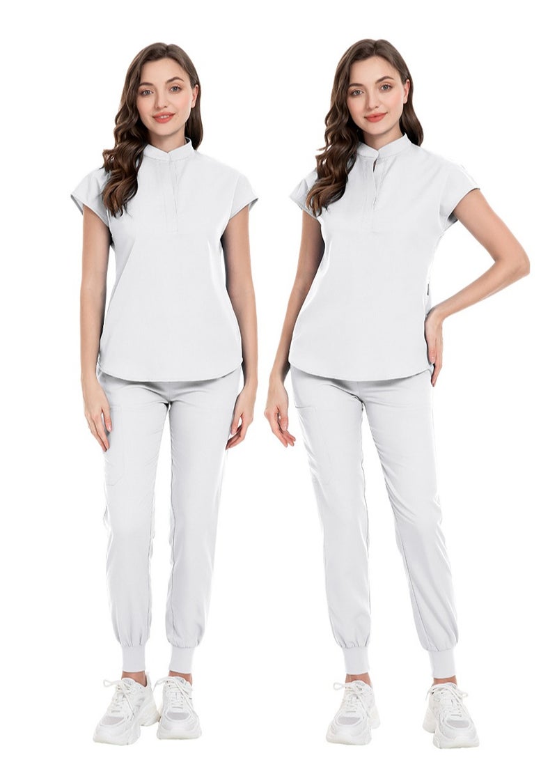 NiaaHinn High - end Elastic Stand - Collar Medical Sportswear Set: The Ideal Choice for Professional Medical Care and Comfortable Experience - Image 3