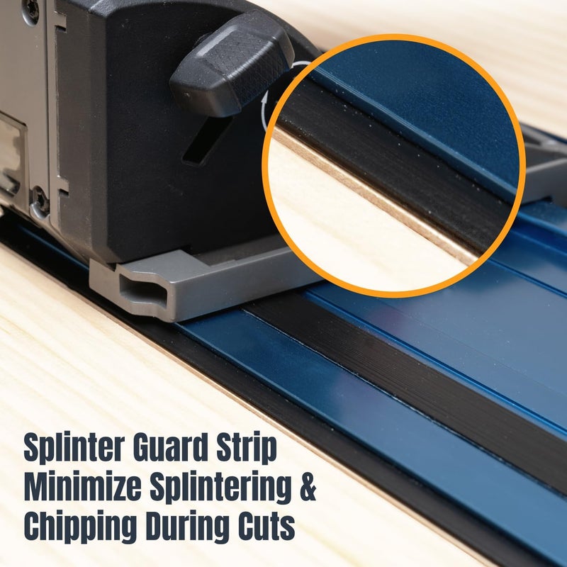 POWERTEC 71656-P2 Splinter Guard Replacement Strip 118" for Track Saw Guide Rail, Makita 194419-4 & Festool Track Saw Guide Rails, 2 PK - Image 5