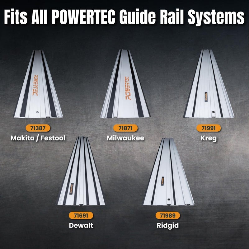 POWERTEC 71656-P2 Splinter Guard Replacement Strip 118" for Track Saw Guide Rail, Makita 194419-4 & Festool Track Saw Guide Rails, 2 PK - Image 4