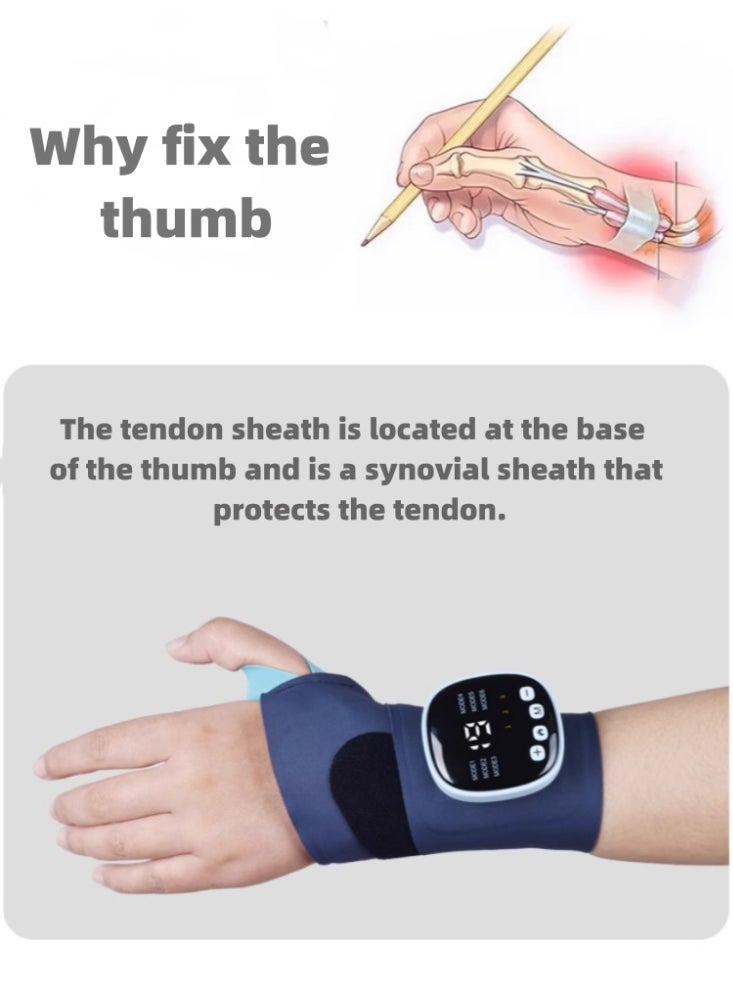 Generic Hand Massager, Wrist Massager, Electric Heating Wrist Guard, Hot Compress Without Remote Control  - Image 3