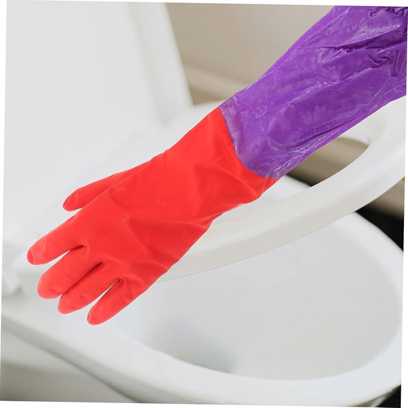 Extra Long Water Resistant Aquarium Gloves for Fish Tank Water Change with Secure Elastic Cuffs 1 Pair - Image 5