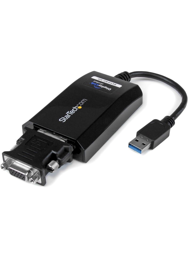 StarTech StarTechcom USB 30 to DVI  VGA Adapter  2048x1152  External Video  Graphics Card  Dual Monitor Display Adapter Cable  Supports Mac  Windows USB32DVIPRO  - Image 2
