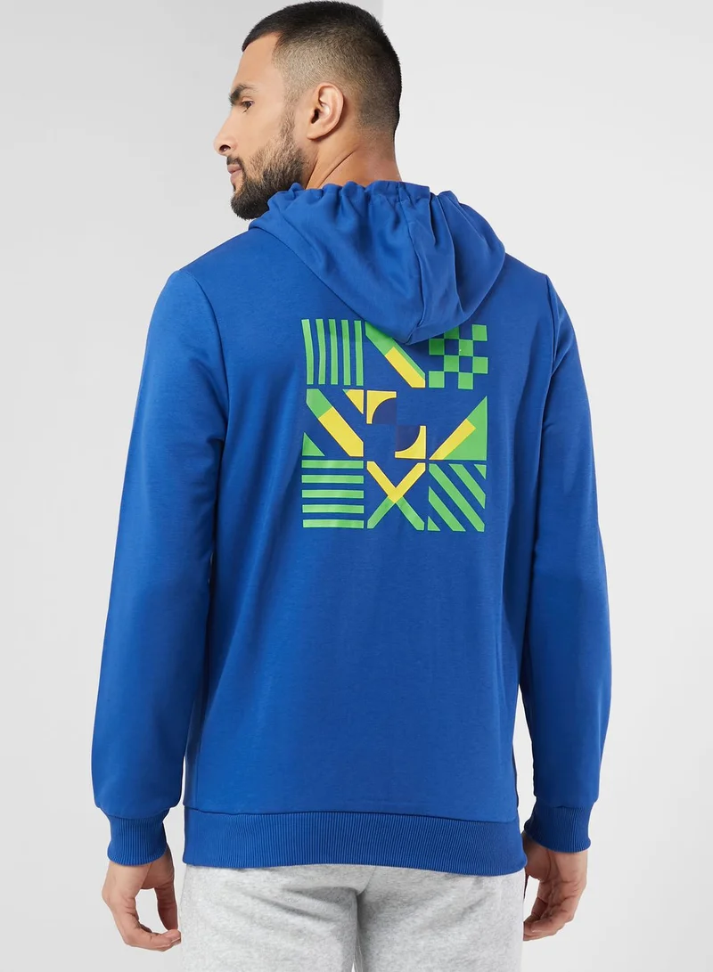 PUMA Brazil Ftblcore Fan Men Hoodie