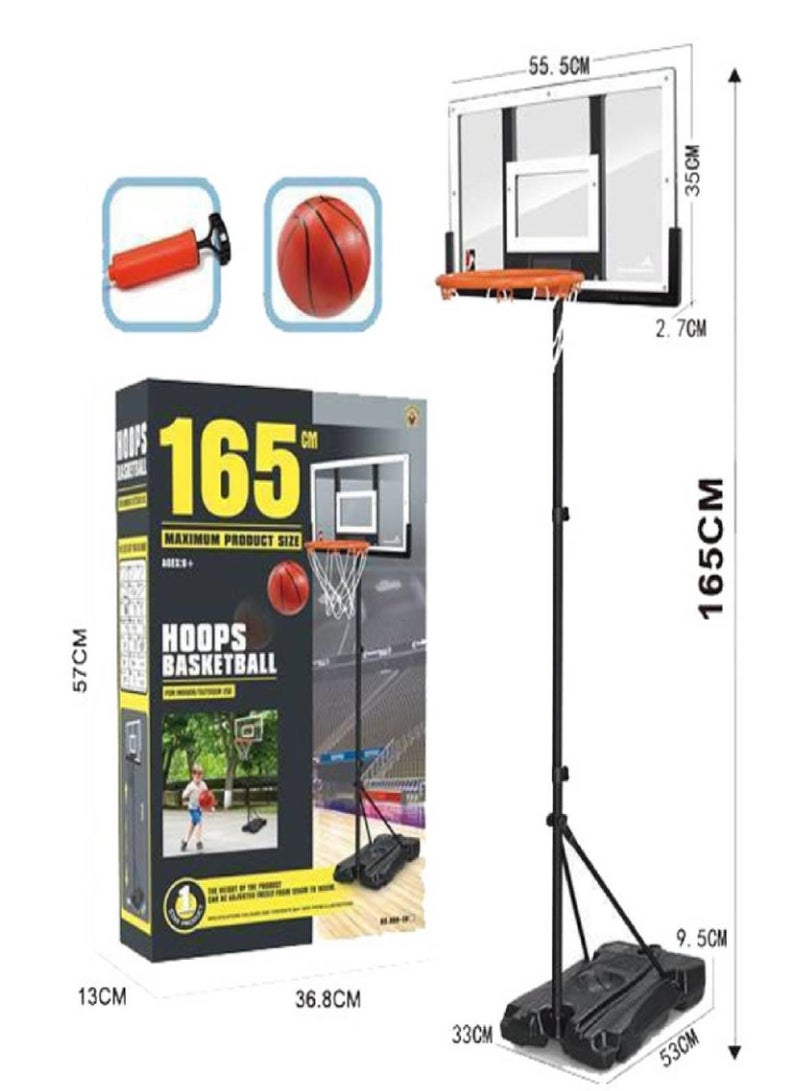 Basketball with a sturdy and sturdy base that can be changed in height  - Image 1