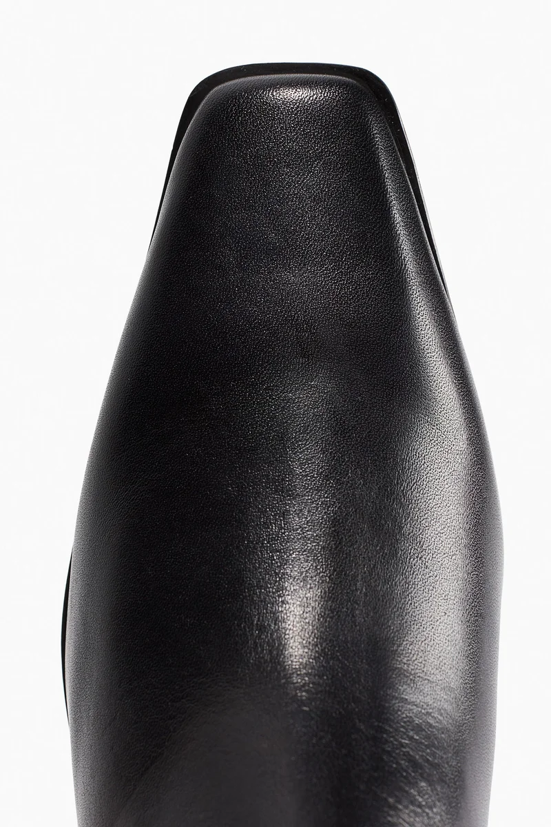H&M Leather ankle boots