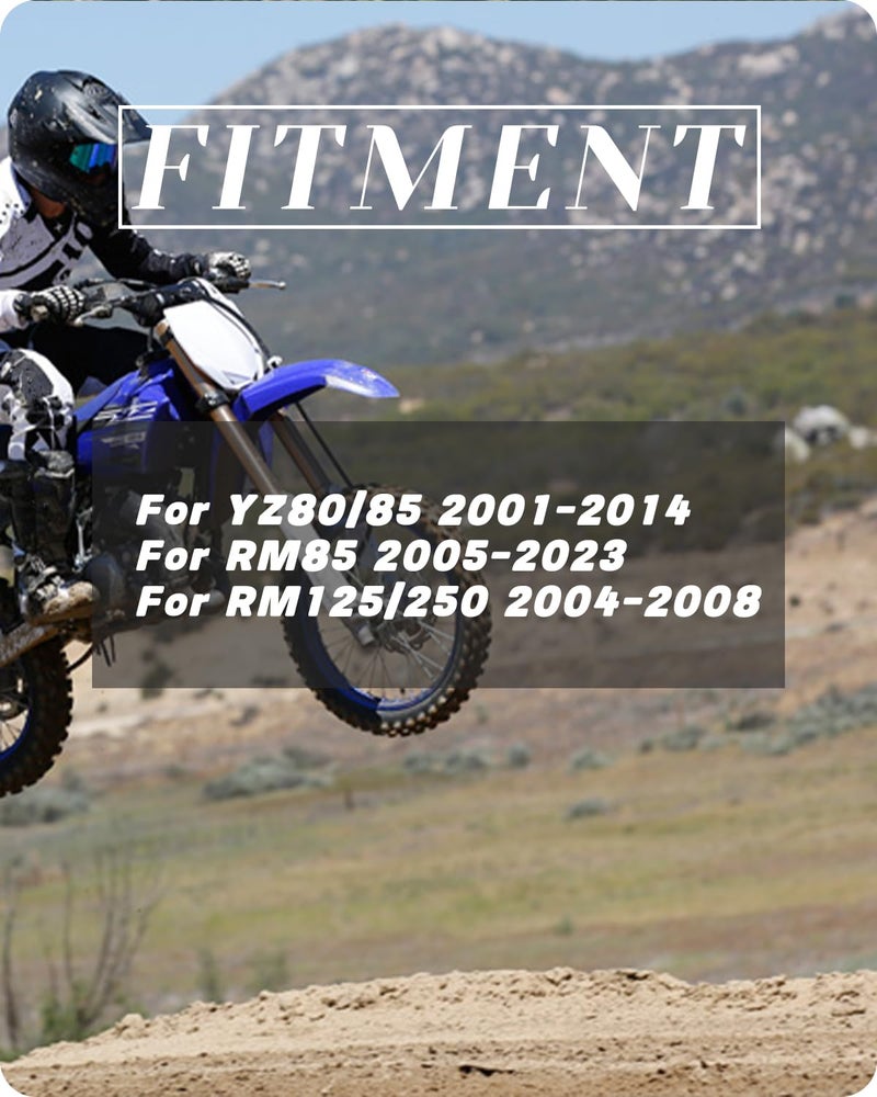 YSMOTO Dirt Bike Clutch Brake Lever Folding CNC for YZ80/85 2001-2014, RM85 2005-2023, RM125/250 2004-2008, Blue