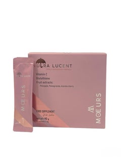 Moeurs Nutra Lucent - Triple Antioxidant Formula with Glutathione, Vitamin C, Fruity Extracts