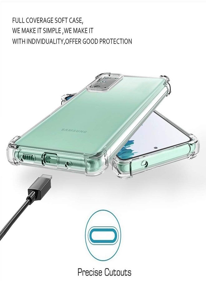 أوسوفر جراب Osophter لهاتف Galaxy S20 FE 5G، شفاف، زوايا معززة، مصنوع من مادة TPU المرنة الماصة للصدمات، غطاء هاتف محمول لهاتف Samsung Galaxy S20 FE 5G (شفاف) - Image 5