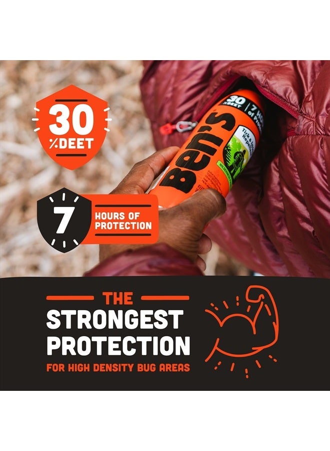 Ben's Tick & Insect Repellent Eco Spray - Bug Spray with 30% DEET for Mosquitoes, Ticks & More - Up to 7 Hours of Protection - Fragrance-Free - 6 oz (2 Pack) - Image 3