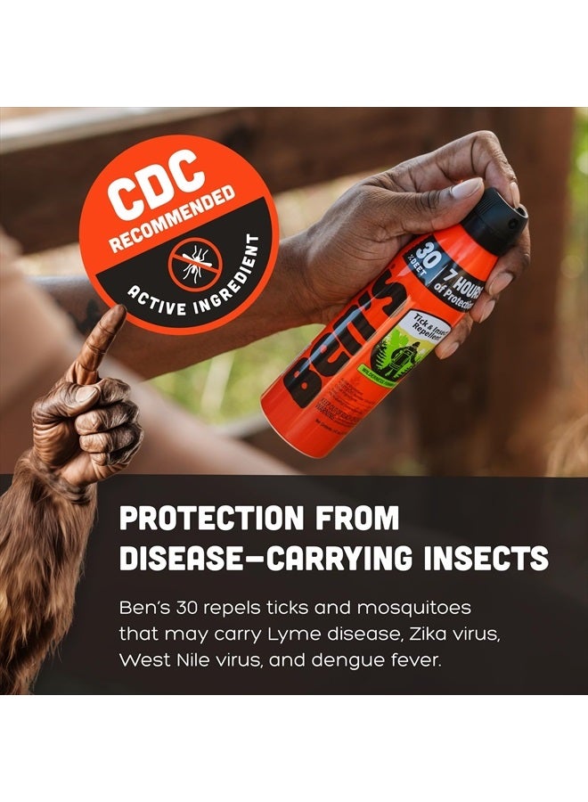 Ben's Tick & Insect Repellent Eco Spray - Bug Spray with 30% DEET for Mosquitoes, Ticks & More - Up to 7 Hours of Protection - Fragrance-Free - 6 oz (2 Pack) - Image 5