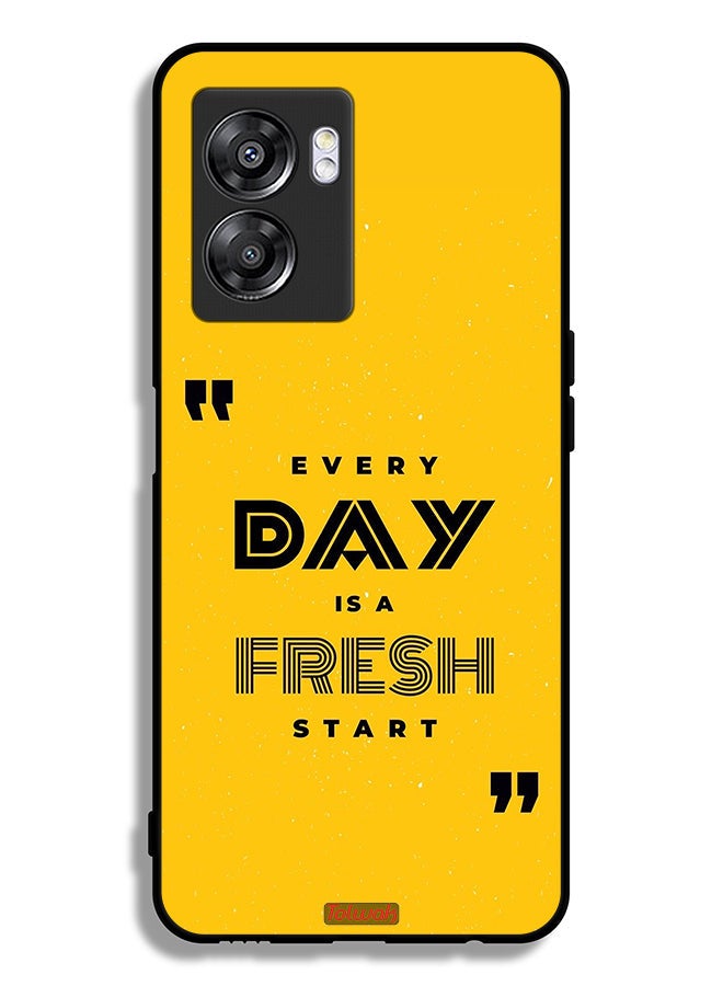 Tolwak Oppo A57 5G Protective Case Cover Every Day Is A Fresh Start - Image 2