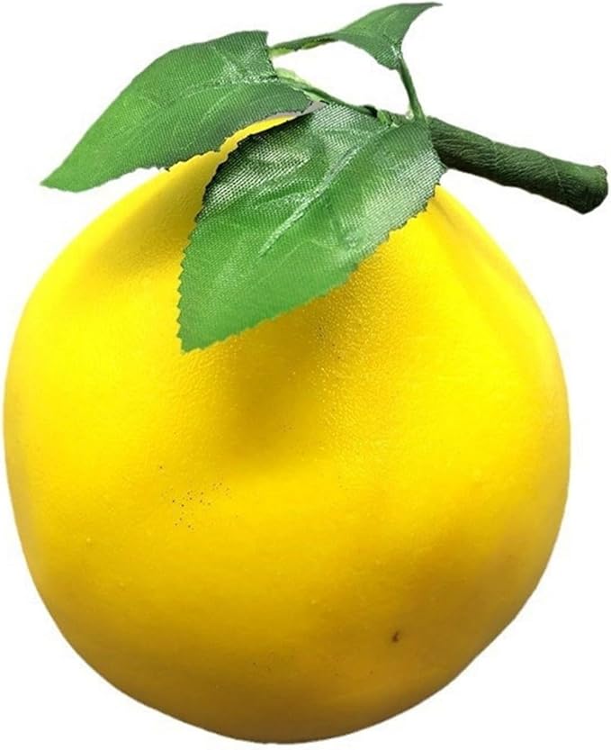 Realistic Yellow Grapefruit Artificial Fruit Photography Props Party Decorations - Image 1