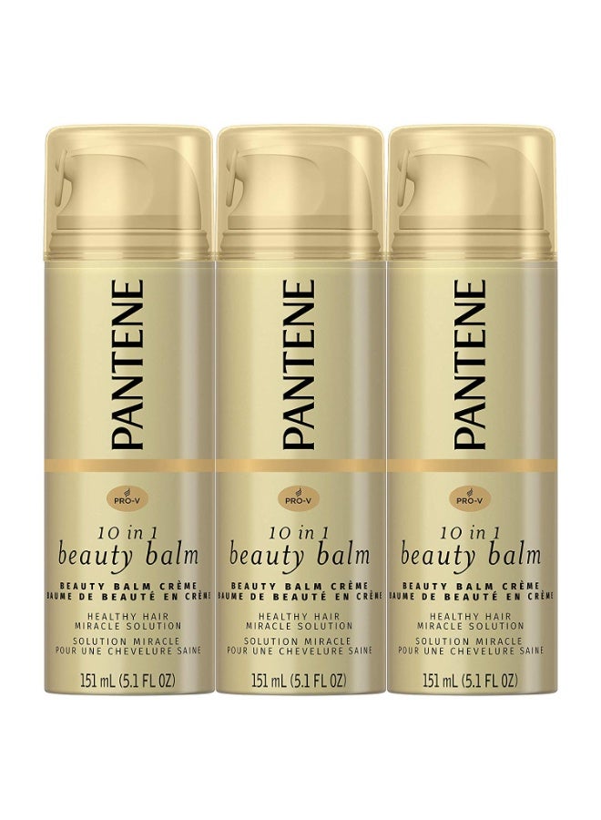 Pantene, Beauty Balm, Softness, Strength and Shines, Pro-V , 5.1 Fl Oz (Pack of 3) - Image 1