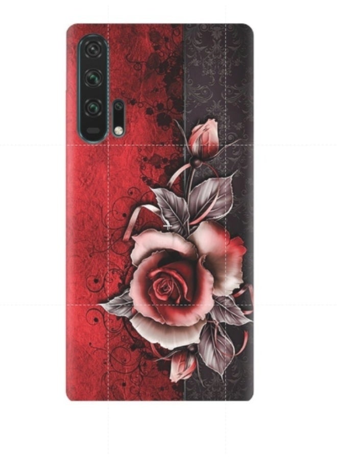 AMC DESIGN Protective Case Cover For Honor 20 Pro Vintage Rose Pattern