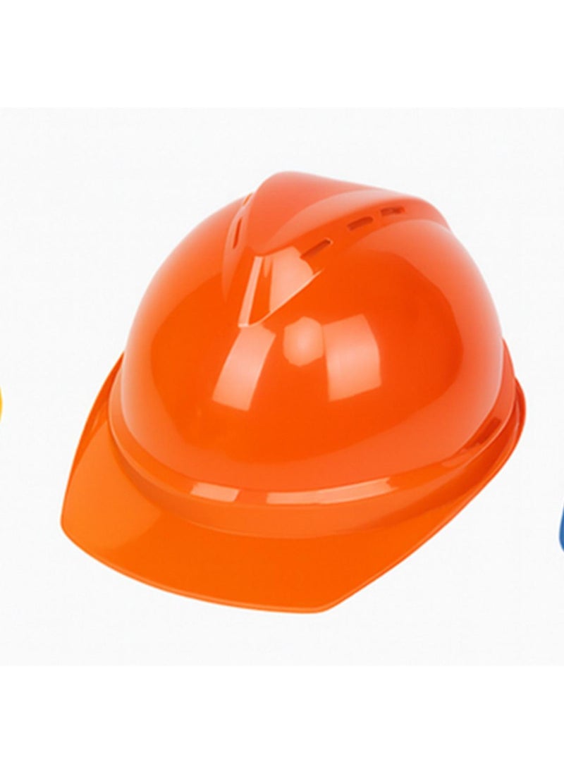 American Standard Safety Helmet – Orange with Ventilation and Adjustable Ratchet