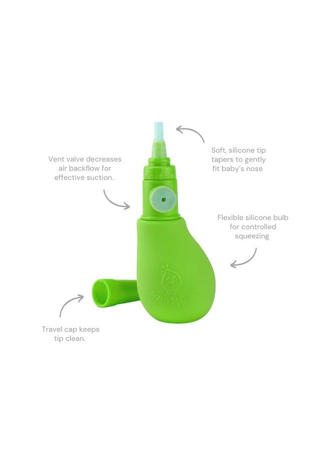 جرين سبراوتس براعم خضراء براعم خضراء شفاط الأنف وير مصنوع من النباتات + السيليكون، أخضر - Image 2