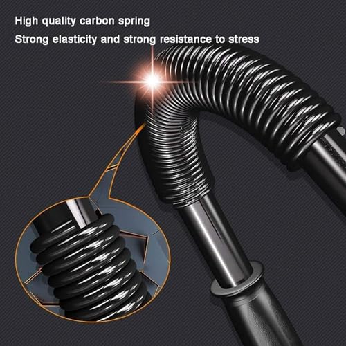 UDKI Power Twister Spring Forearm Bar 30 KG | Upper Body Exercise Heavy-Duty Equipment for Core Strengthening Chest Shoulder Bicep Blaster Arm Builder | Home Gym Workout Flex Bar for Men & Women - Image 4