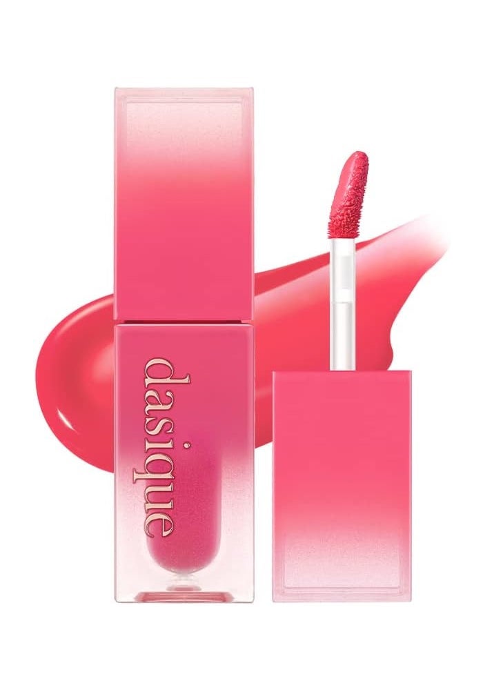 Dasique Juicy Dewy Tint (07 Cherry Soda) - Long-lasting Glossy Lip Stain, Non-sticky, Vegan & Cruelty-free - Image 1