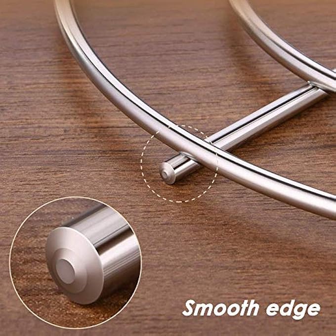 Bukela Set Of 3 Stainless Steel Trivet Rack Stand3 Sizes Heavy Duty Pressure Cooker Steam Racks Steaming Rack Pot Pan Cooking Stand 3 Cm 5 Cm7Cm - Image 5