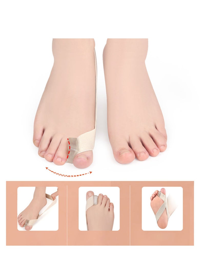 SYOSI 4 Pack Bunion Corrector, Big Toe Spacers, Toe Separators Straighteners for Overlapped Toes, Hammertoes Foot Alignment - Image 2