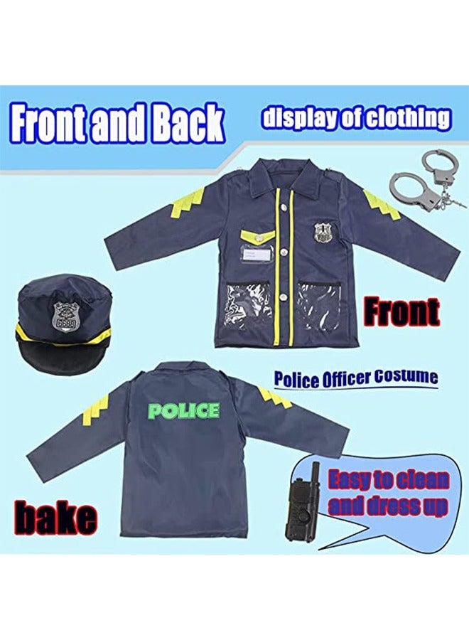 YelaJoy مجموعة أزياء تنكرية لرجال الشرطة متعددة الألوان مناسبة للأطفال - Image 5