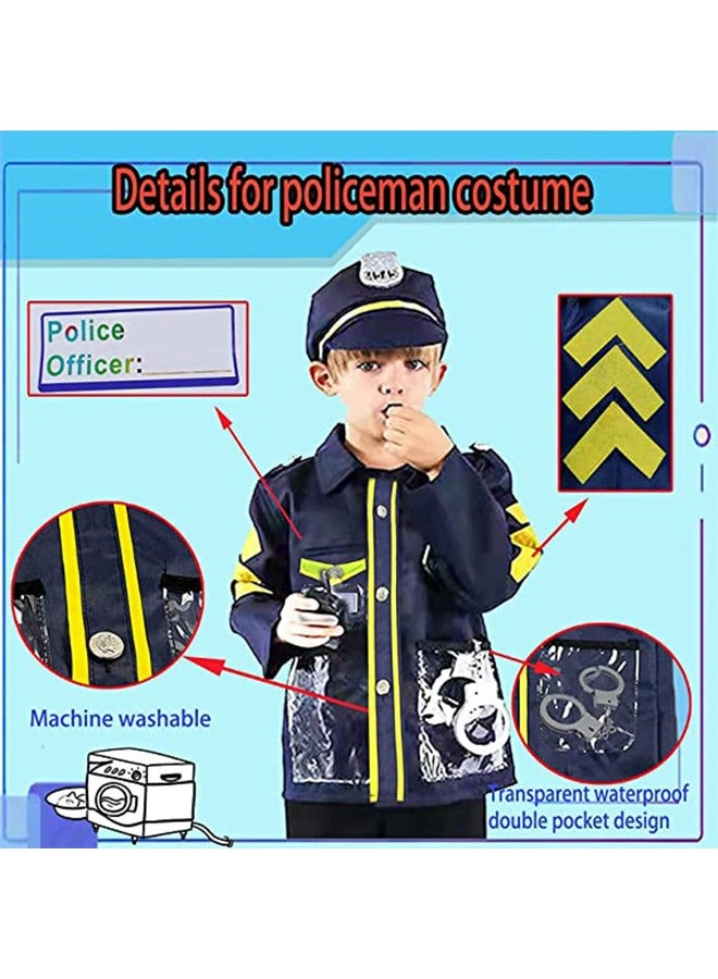 YelaJoy مجموعة أزياء تنكرية لرجال الشرطة متعددة الألوان مناسبة للأطفال - Image 4