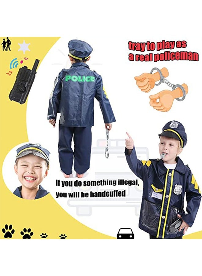 YelaJoy مجموعة أزياء تنكرية لرجال الشرطة متعددة الألوان مناسبة للأطفال - Image 2