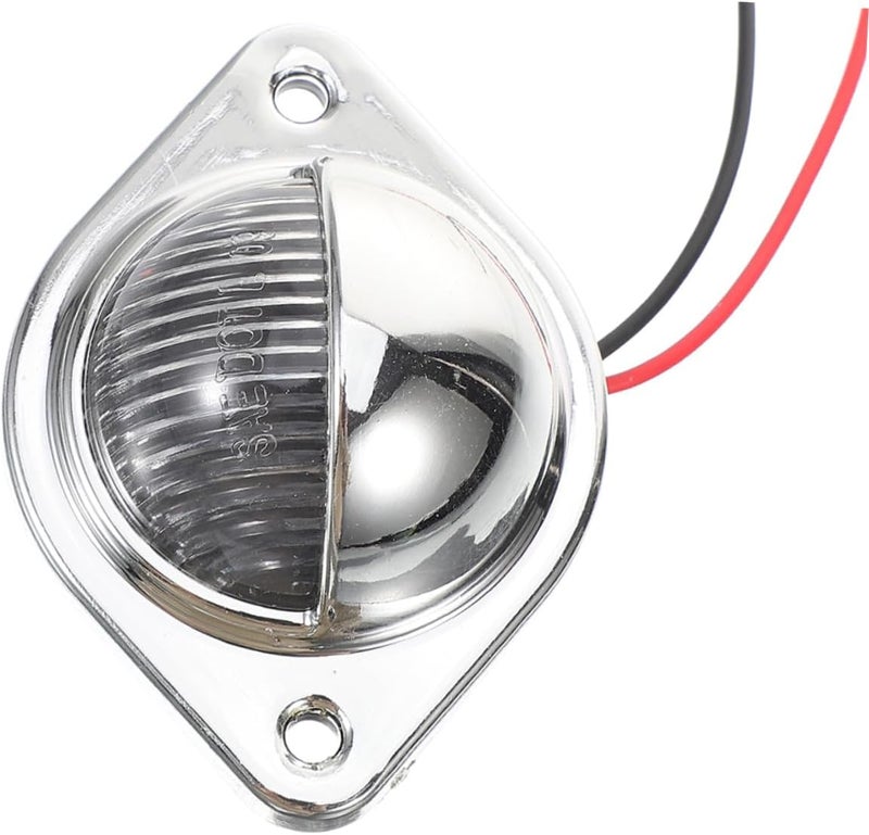 قطعتان من مصابيح لوحة الترخيص LED لشاحنات RV والسيارات والبيك أب، مقاومة للصدمات، عالية السطوع، مع هيكل من مادة ABS وحبات LED ساطعة لتحسين الرؤية والأداء طويل الأمد. - Image 3