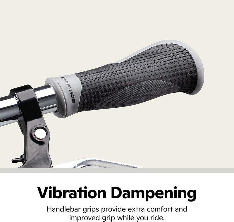 Schwinn Ergonomic Tri-Layer Gel Comfort Bicycle Grip - Black - Image 5