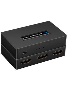 Generic HDMI Splitter 1x2 Full HD 1080P@60Hz for Dual Monitors HDMI 1 Source to 2 Displays Splitter 1 in 2 Out 4K HDMI@30Hz Splitter Compatible with HDTV Laptop PS5 4 3 Switch Xbox DVD Stick Xbox Roku  - Image 1