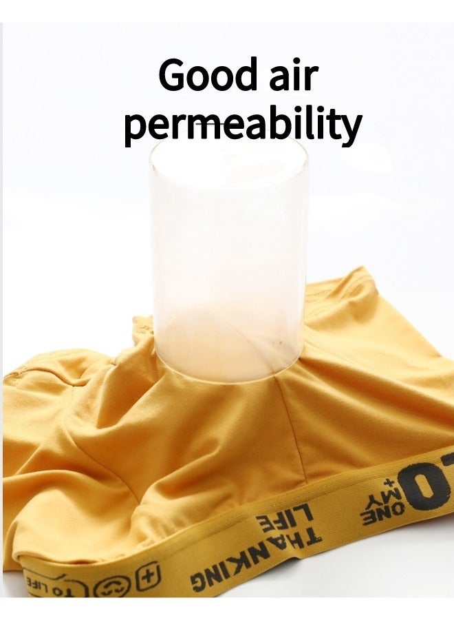 OUTAD 4 * PACK Men's Trunks Boxer Skin Friendly,Breathable and Comfortable, Fashion Men's Boxer Briefs - Image 3