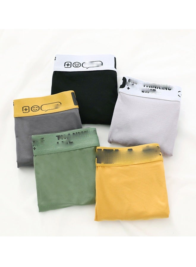 OUTAD 4 * PACK Men's Trunks Boxer Skin Friendly,Breathable and Comfortable, Fashion Men's Boxer Briefs - Image 2