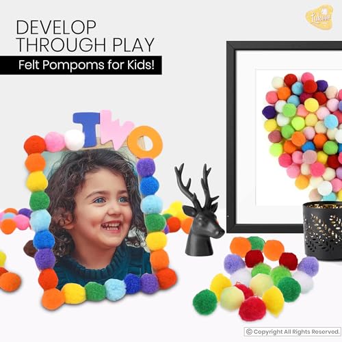 Paraspapermart 200 Pieces Mixed Color Felt Balls Pompom Ball Pom Pom for DIY Sewing Crafts Jewelry Making - Multicolor, 50 mm - Image 4