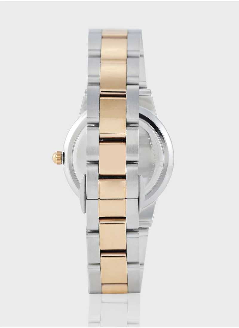 DANIEL WELLINGTON Iconic Steel Strap Analog Watch